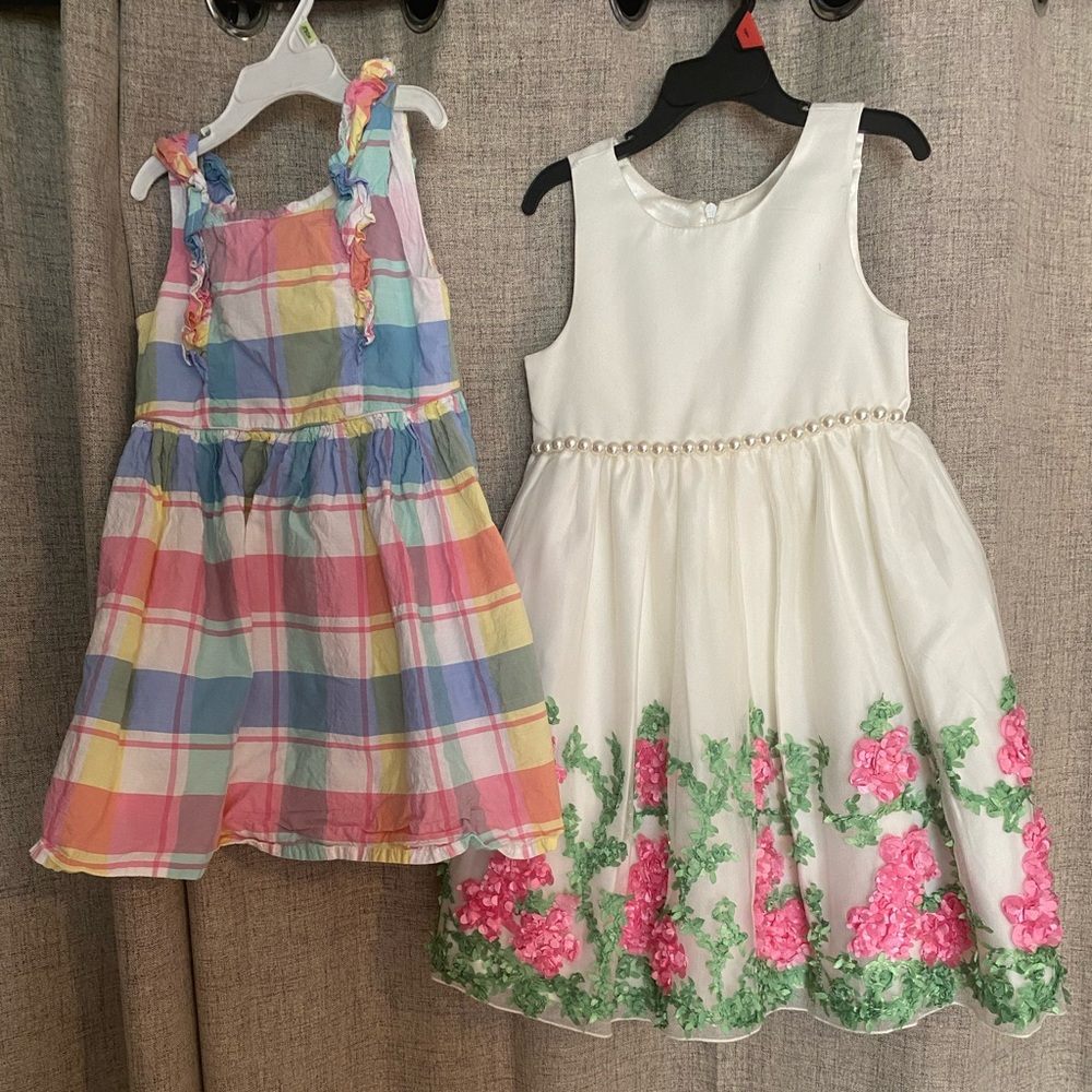 Tommy Bahama, Janie and Jack, Floral Kids Dress Bundle (4 dresses)